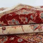 Ziegler vlněný koberec béžový-bordó 149x204 koberec do obýváku