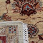 Ziegler vlněný koberec béžový-vínový 200x149 ručně vázaný koberec