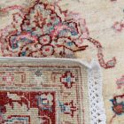 Ziegler vlněný koberec béžový-bordó 151x201 koberec do obýváku