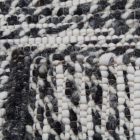 Hustý vlněný koberec Rustic 70x130 šedý koberec