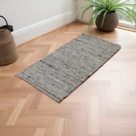 Tkaný koberec Rustic 70x130 hustý vlněný koberec