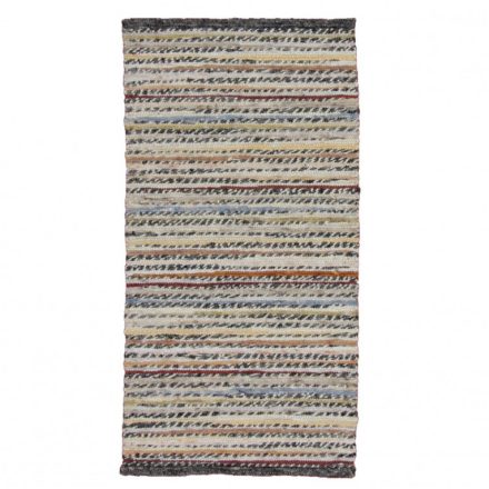 Tkaný koberec Rustic 68x135 hustý vlněný koberec