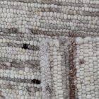 Hustý vlněný koberec Rustic 70x140 šedý koberec