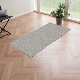 Tkaný koberec Rustic 70x135 hustý vlněný koberec