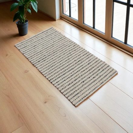 Tkaný koberec Rustic 70 x130 hustý vlněný koberec