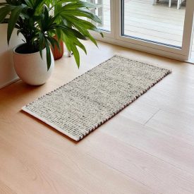 Tkaný koberec Rustic 70x130 hustý vlněný koberec