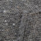 Hustý koberec z vlny Rustic 70x147 hnědý koberec