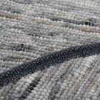 Vlněný kulatý koberec Rustic 190x190 šedý koberec