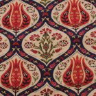 Dekorační polštář tmavě modrý 45x45 cm – Sultánské granátové jablko