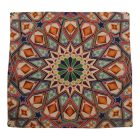 Dekorační polštář krémový 45x45 cm – Orientální hvězda