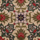 Dekorační polštář krémový 45x45 cm – Orientální ornament