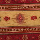 Dekorační polštář bordó 45x45 cm – Karavanní pruhy