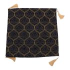 Dekorační polštář tmavě modrý 45x45 cm – Ornament noční modři