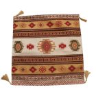 Dekorační polštář béžový 45x45 cm – Pískový kilim