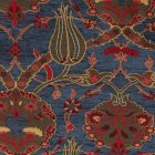 Dekorační polštář krémový 45x45 cm – Osmanská květinová zahrada