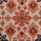 Dekorační polštář krémový 45x45 cm – Mozaiková hvězda