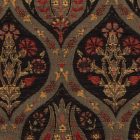 Dekorační polštář černý 45x45 cm – Půlnoční orientální zahrada