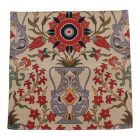 Dekorační polštář krémový 45x45 cm – Orientální váza