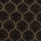 Dekorační polštář černý 45x45 cm – Ebenový ornament