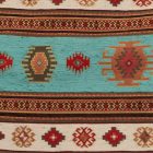 Dekorační polštář tyrkysový 45x45 cm – Tyrkysový nomád