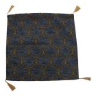 Dekorační polštář modrý 45x45 cm – Ornament královské modři