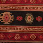 Dekorační polštář černý 45x45 cm – Půlnoční nomád