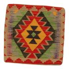 Afghánský povlak na polštář Kilim 45x45 ručně tkaný polštář