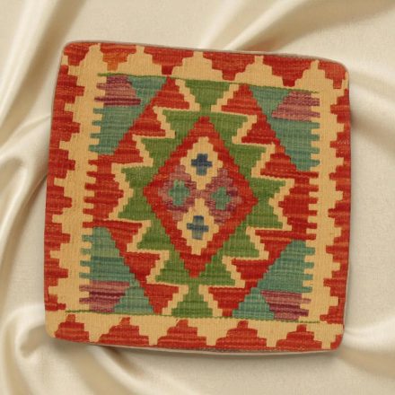 Ručně tkaný povlak na polštář 45x45 Dekorační polštář Kilim