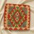 Ručně tkaný povlak na polštář 45x45 Dekorační polštář Kilim
