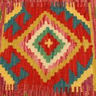 Povlak na polštář Kilim 45x45 ručně tkaný dekorační polštář