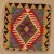 Povlak na polštář Kilim 45x45 ručně tkaný polštář