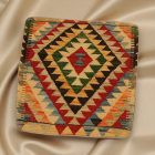 Afghánský povlak na polštář Kilim 45x45 ručně tkaný polštář