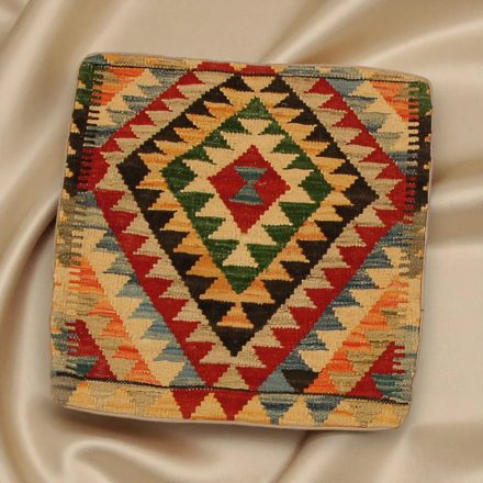 Afghánský povlak na polštář Kilim 45x45 ručně tkaný polštář