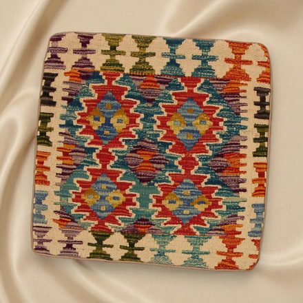 Afghánský povlak na polštář Kilim 45x45 ručně tkaný polštář