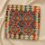 Afghánský povlak na polštář Kilim 45x45 ručně tkaný polštář