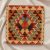 Afghánský povlak na polštář Kilim 45x45 ručně tkaný polštář