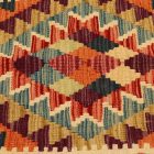 Afghánský povlak na polštář Kilim 45x45 ručně tkaný polštář