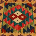 Afghánský povlak na polštář Kilim 45x45 ručně tkaný polštář
