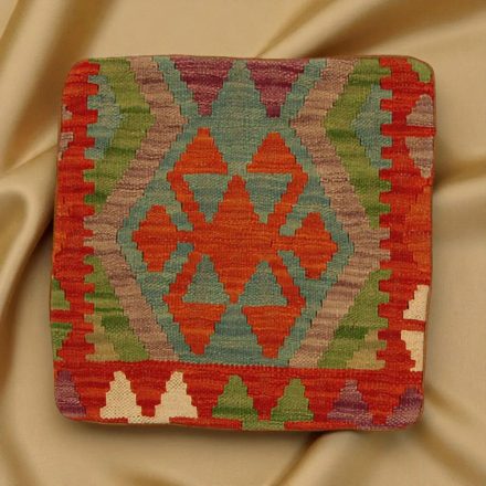 Afghánský povlak na polštář Kilim 45x45 ručně tkaný polštář