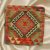 Ručně tkaný povlak na polštář Kilim 45x45 afghánský dekorační polštář