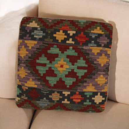 Afghánský povlak na polštář Kilim 45x45 ručně tkaný polštář