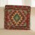 Afghánský povlak na polštář Kilim 45x45 ručně tkaný polštář
