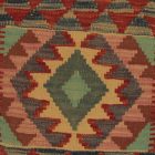 Afghánský povlak na polštář Kilim 45x45 ručně tkaný polštář