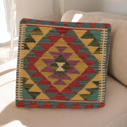 Ručně tkaný povlak na polštář Kilim 45x45 afghánský dekorační polštář
