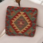 Ručně tkaný povlak na polštář Kilim 45x45 afghánský dekorační polštář