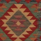 Ručně tkaný povlak na polštář Kilim 45x45 afghánský dekorační polštář