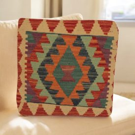   Ručně tkaný povlak na polštář Kilim 45x45 afghánský dekorační polštář