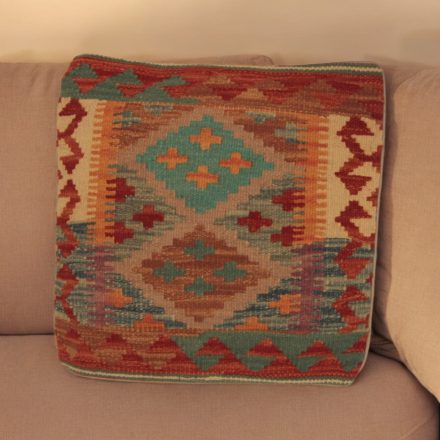 Ručně tkaný povlak na polštář 45x45 Dekorační polštář Kilim