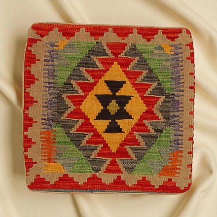 Ručně tkaný povlak na polštář Kilim 45x45 afghánský dekorační polštář