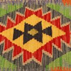 Ručně tkaný povlak na polštář Kilim 45x45 afghánský dekorační polštář